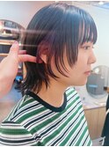 地毛風カラー/ナチュラルレイヤーカット/ショートボブ[船橋]