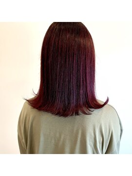 ヘアーサロンフラン(Fran) パープルピンク