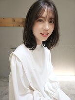 ガーランド (Garland)&nbsp;小顔カット/前髪カット/ミディアムヘア/水素髪質改善