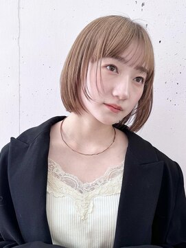 ビーチ(BEACH) ぷつっとボブ顔まわりレイヤーフルバング