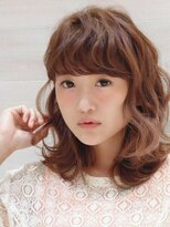 エムスラッシュ ソル センター南(M.SLASH SOL)&nbsp;■SOLセンター南・2-10■ラブフェミニン暖色系カラーふわミディ