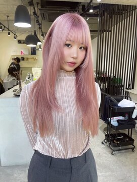 ラ キング(LA KING) シースルーマッシュミルクティーベージュハンサムショート