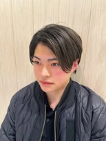 ニュアンスパーマスパイラルセンターパートシースルーマッシュ