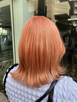 バディ 中野駅前店(BUDDY) コーラルオレンジ【中野美容室/ブリーチ/ダブルカラー/高円寺】
