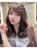 プアメリア 名古屋(Puamelia)&nbsp;ふんわりウェーブ　ピンクブラウン