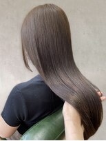 アース 天満橋店(HAIR & MAKE EARTH)&nbsp;20代30代40代髪質改善カラーショコラアッシュ艶感