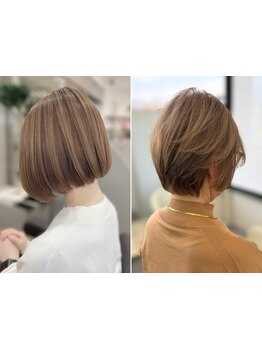 大人ハイライトならジエクトアイロ！他店と比べて入れるハイライトの量が違う◎だから一度で効果を実感！