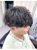 シャドウパーマ/メンズパーマ/ツーブロック/マッシュ/ショート
