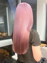 ロイオブジゼル(roi of GiseL)&nbsp;ハイトーン ダブルカラー ブリーチ 韓国 ピンクベージュ 20代