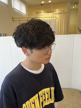 サラビューティーサイト 九大学研都市店(SARA Beauty Sight) 外国風スパイラルシャドウパーマ