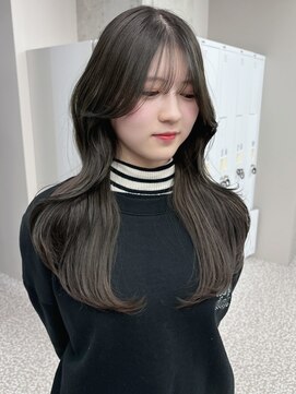 イロウ 天神大名店(IROW) グレージュ ヨシンモリ 韓国風巻き 透明感カラー