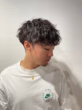 ツイストスパイラル/メンズパーマ/マッシュ