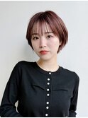 大人ショートフレンチショート丸みひし形前髪ありK20260117