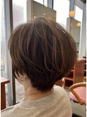 耳すっきりショートボブ