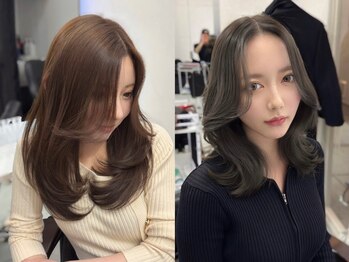 ロムーク 表参道(LOMKH)の写真/《小顔×色気を創る顔周りカット》で今一番かわいいを表参道で叶える[レイヤーカット/シールエクステ]