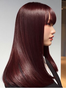 ダル 渋谷/表参道(DAL.) 極潤艶髪美髪ストレート矯正韓国風ストレートレッドカラー