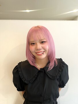 ディフィー 梅田(Defi) ベビーピンクカラー /大阪/梅田/ケアブリーチカラー