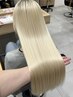 過去最高の仕上がりを実感！髪質改善ストレート＋カット＋ヘアケア　￥25000