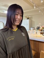 ラナ(LANA) ワインレッドカラー×髪質改善