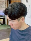 横浜ニュアンスパーマフェザーパーマ毛流れセンターパート40代