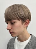 MEN’S/ハイトーンマッシュ/ニュアンスウルフ/藤沢美容院