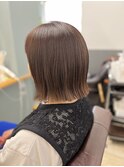 切りっぱなしボブ