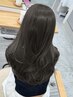 【赤みを消して透明感UP！】ケアカラー＋クイックトリートメント ￥6,600　