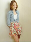★伸ばしかけ☆無造作ボブは♪大人可愛く♪