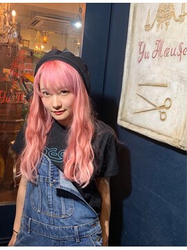 ユウハウス 本店(YU HOUSE) lovelyピンクもエクステでGOOD!