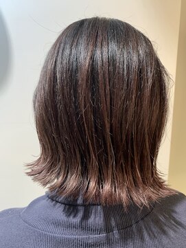 リアン(Lien) Lien☆エアータッチバレイヤージュ×グレーピンク　立川