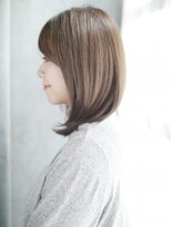 ヘアメイク ナル(hair make nalu) 顔まわりレイヤーのカールスタイル