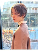 ジアン バイ ミルボン NU茶屋町+(GIEN by milbon)&nbsp;大人のハンサムショートで上品なスタイルに！@田中俊成