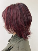 バースデイ 昭島店(Birthday) 小顔 ミディアムウルフ