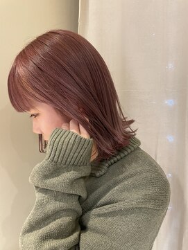 ロロ(ro-ro) 【恵比寿ro-ro】ダブルカラー×ピンクベージュ