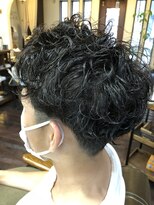 ヘアールスト(Hair Lust) Hair Lustアップバング刈り上げソフトスパイラルパーマ