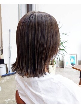 チチヘアーワークス(titi HAIR WORKS) 長めボブハイライト