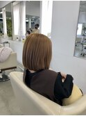 ブリーチなしミルクティーベージュ