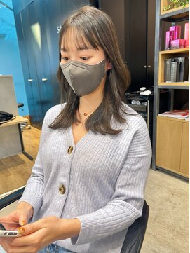 シア 表参道(SHEA.) 【高遠 翔馬】大人韓国ヘア/オリーブグレージュ/ゆるふわ巻き