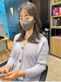 【高遠 翔馬】大人韓国ヘア/オリーブグレージュ/ゆるふわ巻き