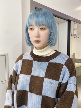 ゲーム 原宿店(GAME) ダブルカラーインナーカラーホワイトベージュケアブリーチ