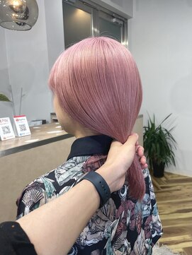 ラニヘアサロン(lani hair salon) ライトピンク（ブリーチ２回）