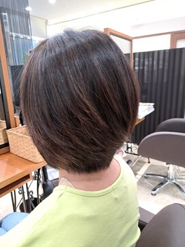 ブレス ザモール郡山店 人気色　N.カラー白髪染め+カット