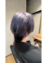 ビスイル 秋葉原店(Vis ill) ウルフ/バイオレット/インナーカラー/透明感/ケアブリーチ/美肌