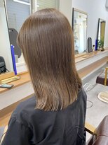 ランプ(Lamp) くびレイヤーグレーベージュニュアンスカラー白髪染め白髪ぼかし