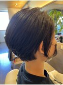 ハンサムショート/黒髪/ショートスタイル