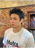メンズスパイキーショート