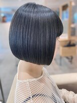 フリップビーアヴェダ(FLIP B AVEDA)&nbsp;本八幡×黒髪ボブ×ぱっつん×小顔カット