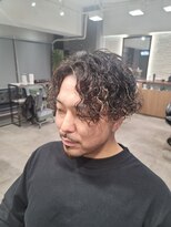 ロワジール 松戸店(Loisirs)&nbsp;スパイラルパーマ×メッシュカラー