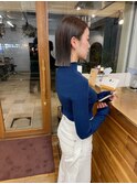 切りっぱなしボブ