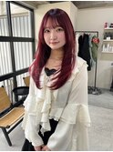 ウルフカットイメチェンホワイトブロンド外ハネボブ美髪前髪